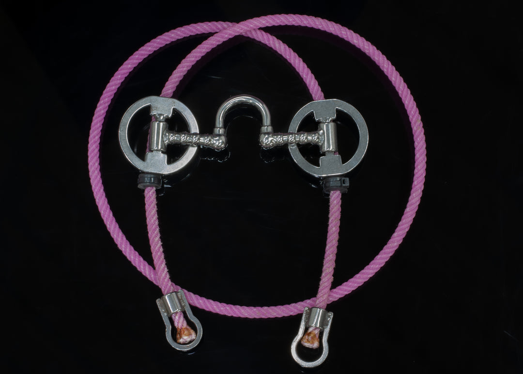 Full Ring Pearl Ball Correctional Rope Gag